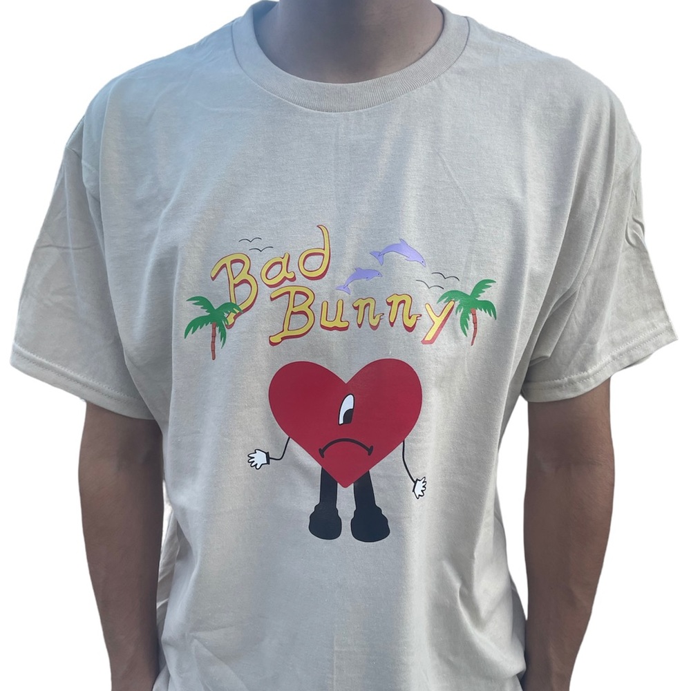 Bad Bunny Beige T-shirt